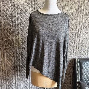 Mossimo Supply Co. Gray Long Sleeve Blouse
